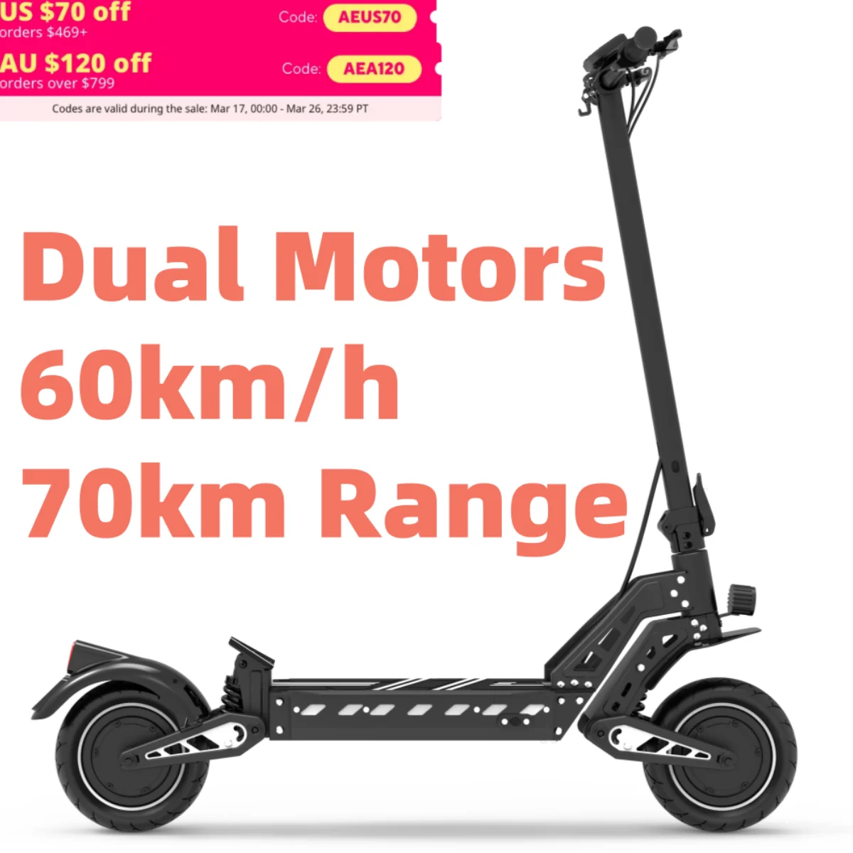 43MPH Dual motors IPX5 Electric Step Adults Powerful Off Road Electric Scooters pro Super Scooter 2800w Scooter 60kmh