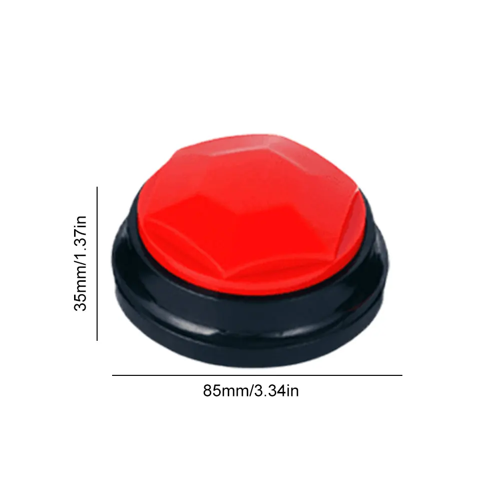 Dog Training Buttons Recordable Pet Training Buzzer Portable Voice Recording Button for Pet Communication