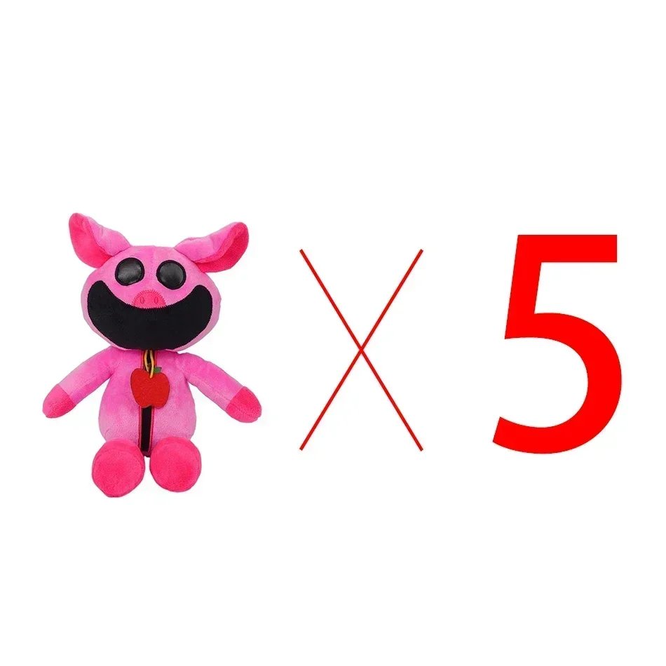 thumbnail image 1 of 5PCS Wholesale Smiling Critters Plush Toy Smiling Critters Cat Nap Catnap Accion Doll Soft Toy Birthday Gift For Fan, 1 of 5