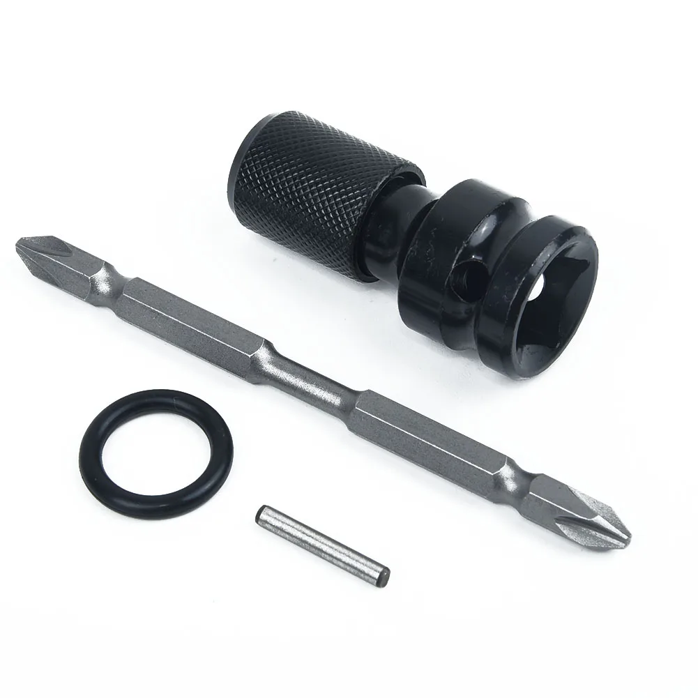 

Shaft Socket Adapter Driver 4pcs/Set Nut-on bit Hex 100mm Steel Screw Extension Drill Bit Air Impact Wrench New