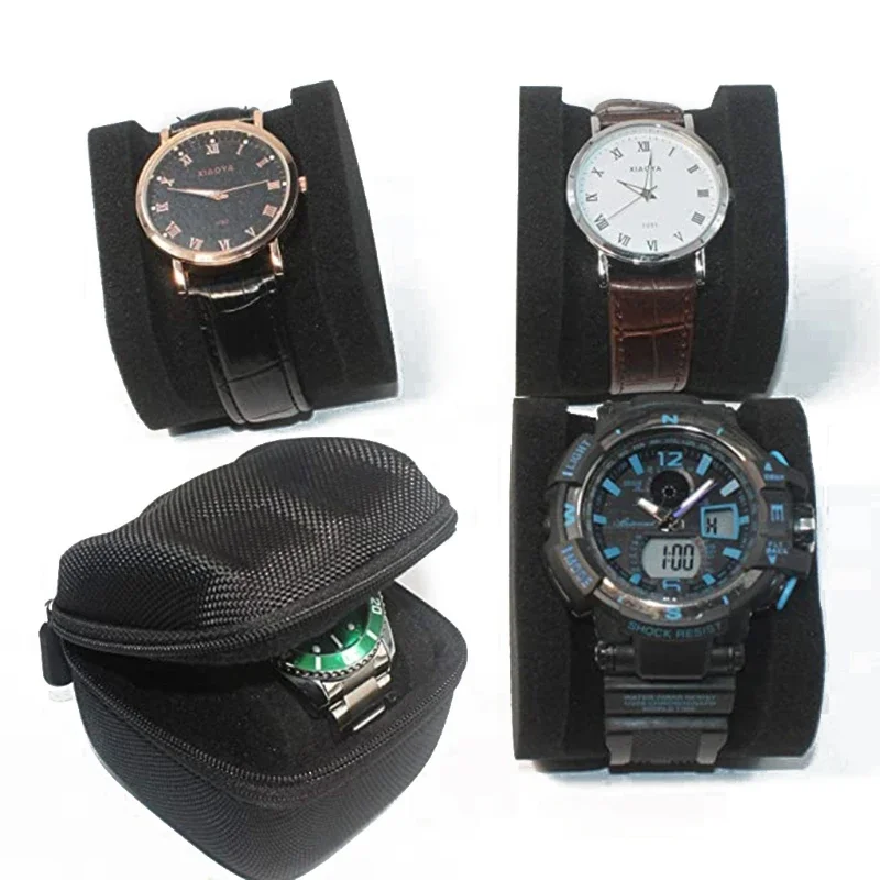Watch Carrying Case Travel Storage Box EVA Watch Protector Portable Jewelry Hard Case with Pillow for Wristwatches Gift watch storage box watch storage bag watch storage pouch watch protector