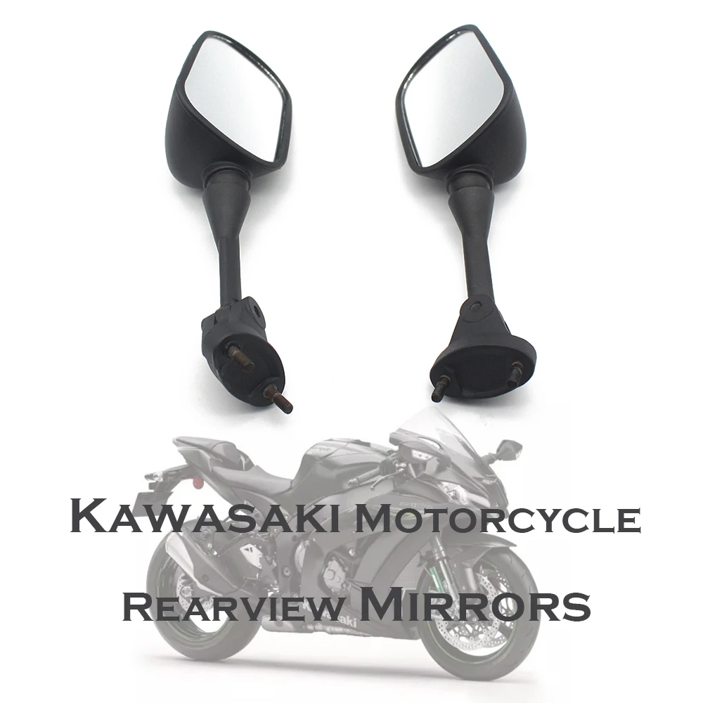 

Pokhaomin Motorcycle Wing View Side Black Rearview Mirrors for Kawasaki Ninja ZX-6R ZX6R 2005-2008 ZX-10R ZX10R 2004-2007