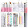 5/20Pcs Nail Art Brush Design Tip Painting Drawing Carving Dotting Pen Professional Nail Brushes Set Nail Art Manicure Tools New 1