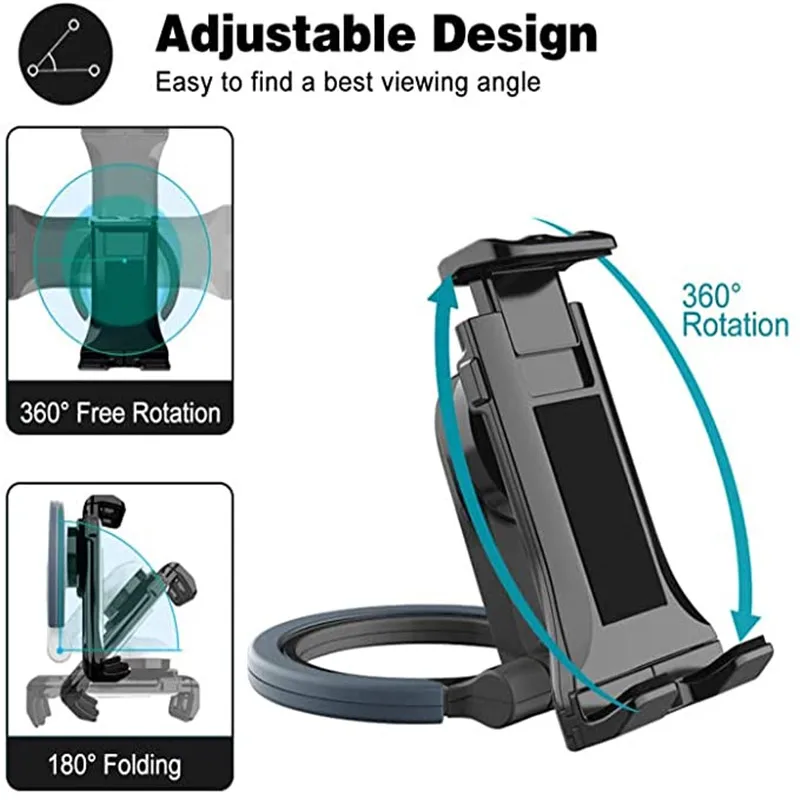 Suporte para Telefone de Parede de Cozinha Compatível com Ipad Tablet Receita Leitura na Parede ou Mesa 47 a 11 - Imagem 5