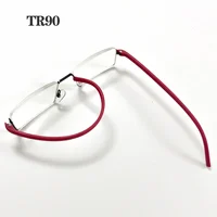 Lunettes de lecture flexibles demi-monture avec boîte pour hommes et femmes, portables, Anti-bleu, unisexe, presbytie, + 1.0 à + 4.0 5