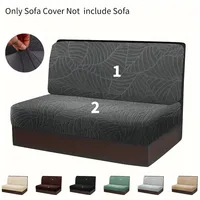 Jacquard RV Dinette Sofa Seat Cushion Cover Elastic Armless Couch Slipcovers Anti-slip Anti-dirt Camper Car Bench Slipcover 1
