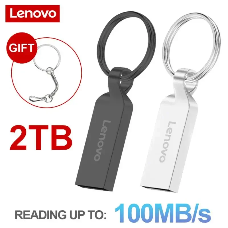 Lenovo 2Tb U Disk Mini Pen Drive Memoria Usb Chiavette Usb 128Gb 2Tb Tipo C Ad Alta Velocità Usb 3.1 Pendrive Impermeabile Metallico