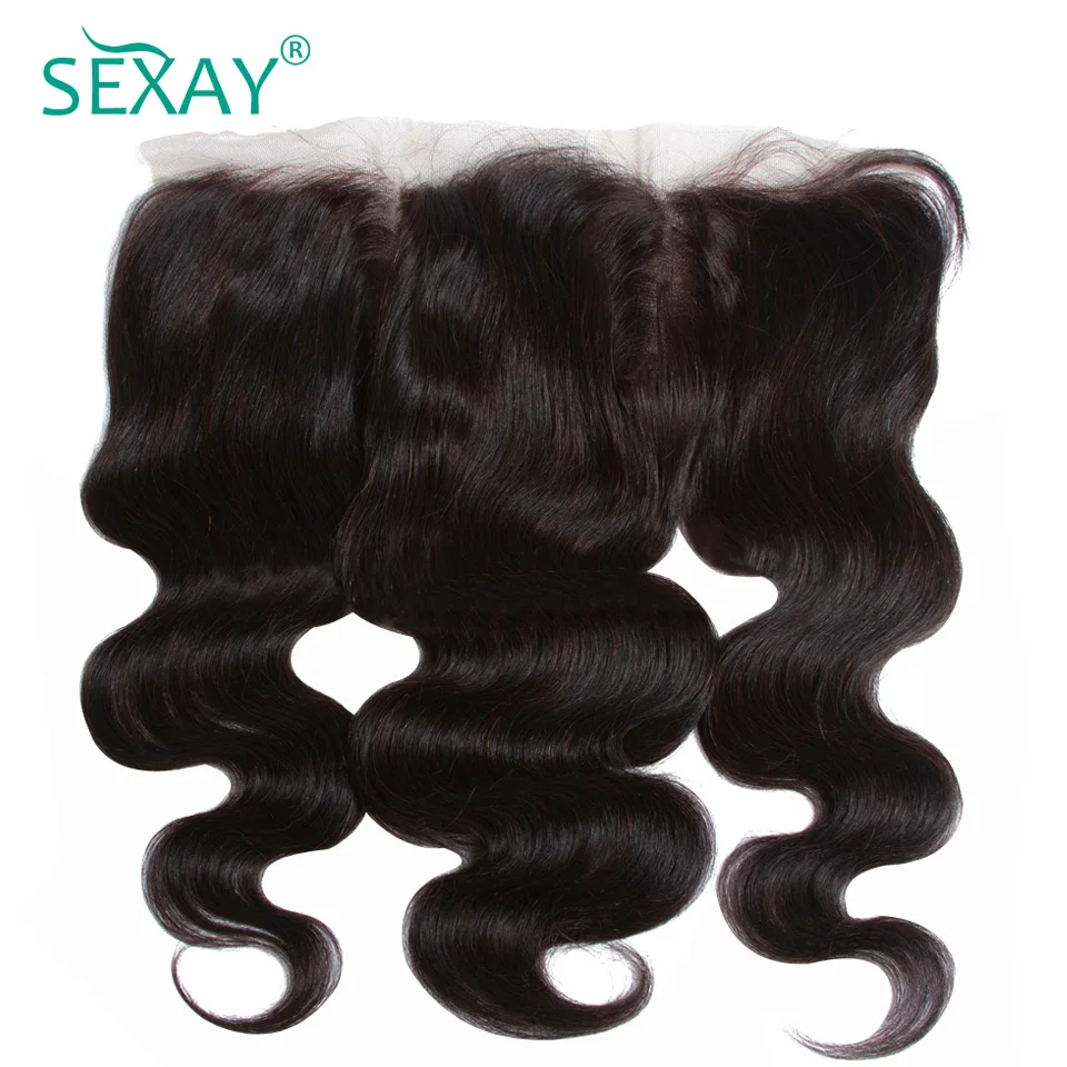 13x4 Body Wave Lace Frontal Pre Plucked 100% Brazilian Human Hair 22 HD Transparent Lace Closure Frontals Only For Black Women