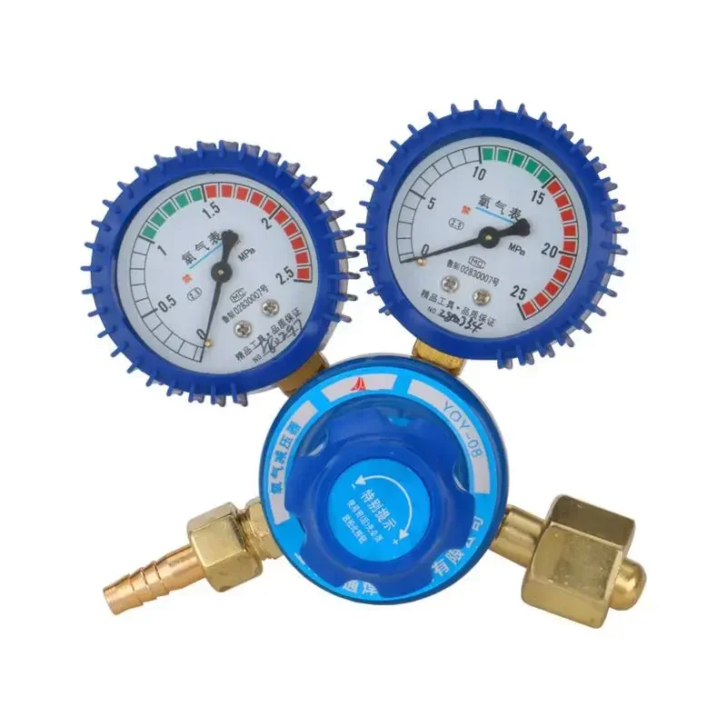 Shock Proof Oxygen Pressure Reducer Oxygen Gauge High Pressure Reducing Valve YQY-08 Regulator Gauge