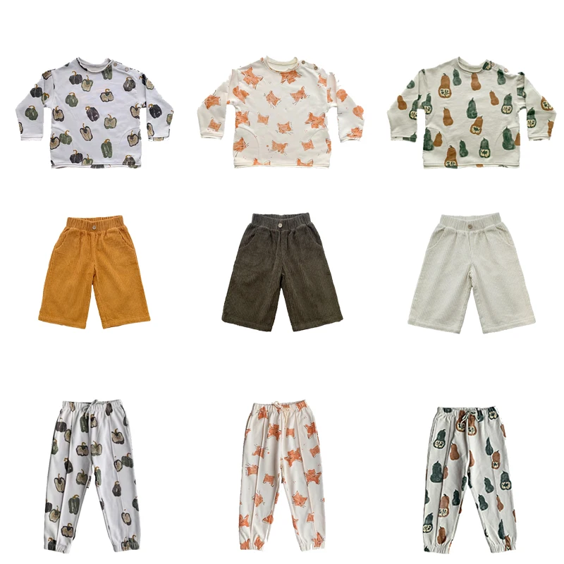 

kids sweaters 2023 new winter autumn boys gilrs cute print sweatshirts baby child cotton outwear tops clothing