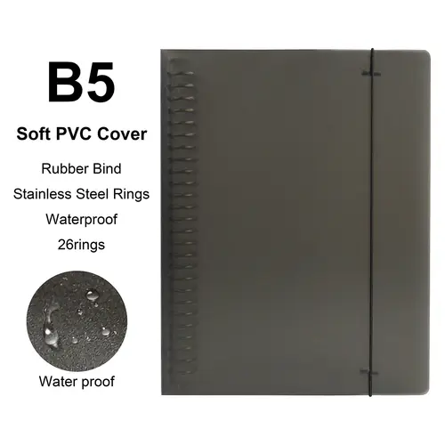 A4/B5/A5 Loose Leaf Refill Binder Notebook Blank/Line/Grid/Cornell Replacable Metal Ring Office&School Supplies Stationery - Image 32