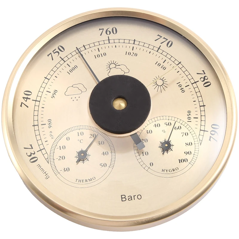 

Multifunctional Temperature Humidity Pressure Barometer For Hanging Easy Install Easy To Use