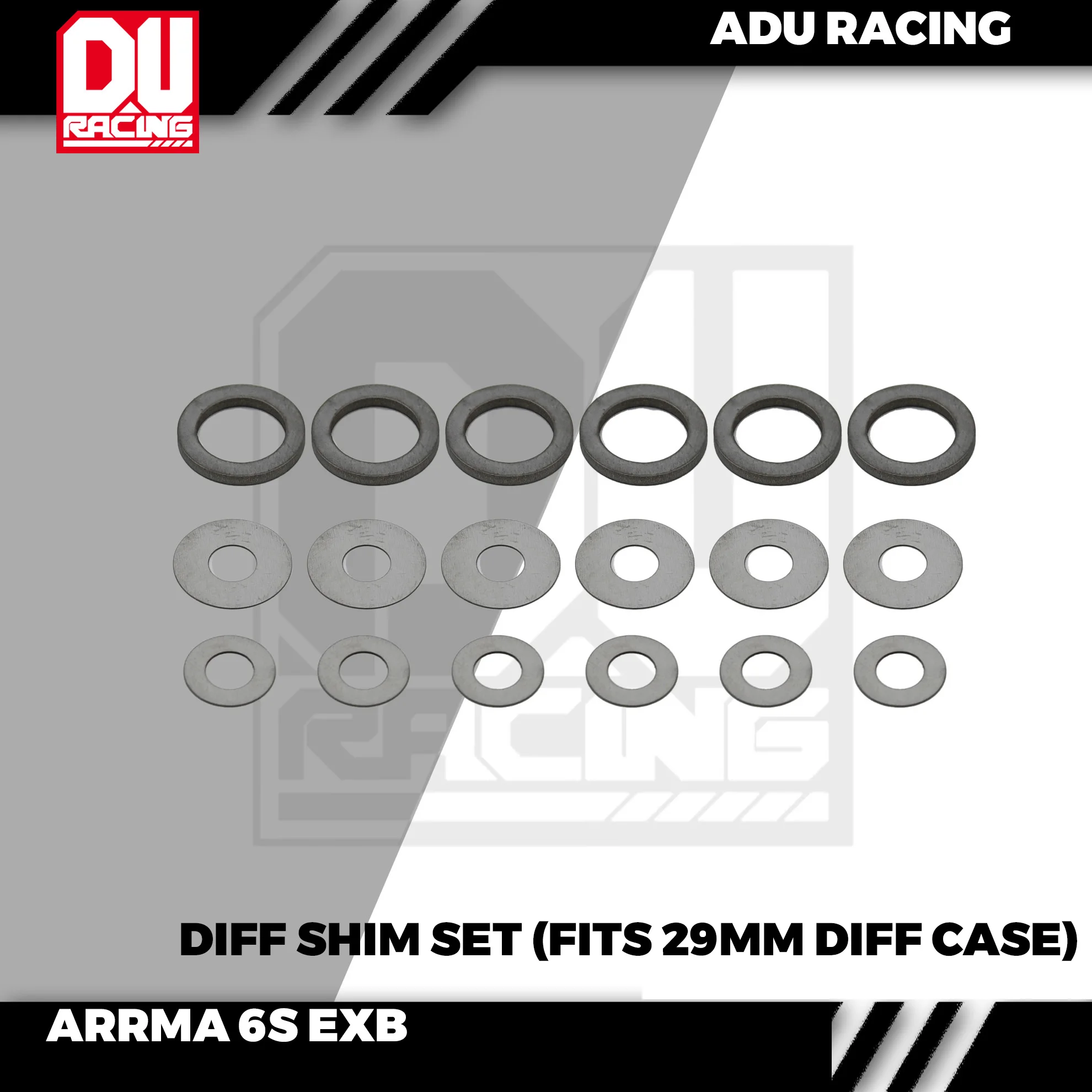 ADU RACING DIFF SHIM SET FOR ARRMA 6S EXB KRATON OUTCAST BIGROCK