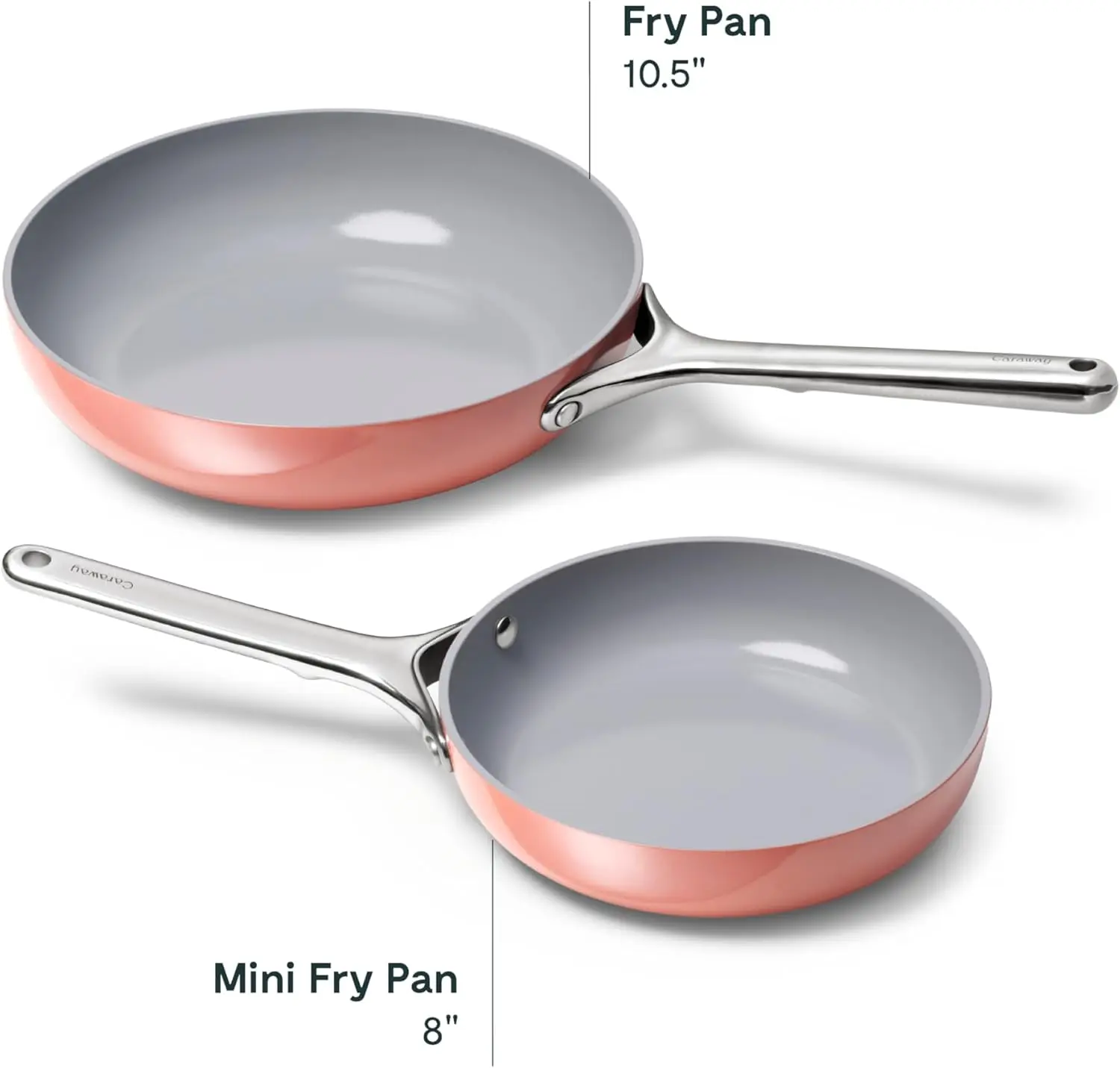 Nonstick Ceramic Mini Fry Pan (1.05 qt, 8")-Non Toxic, PTFE & PFOA Free-Oven Safe & Compatible with All Stovetops (G