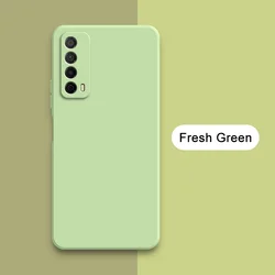 Premium Silicone Shockproof Camera Protective Case - Vibrant Colors & Full 360° Protection for P Smart S (Fresh Green)