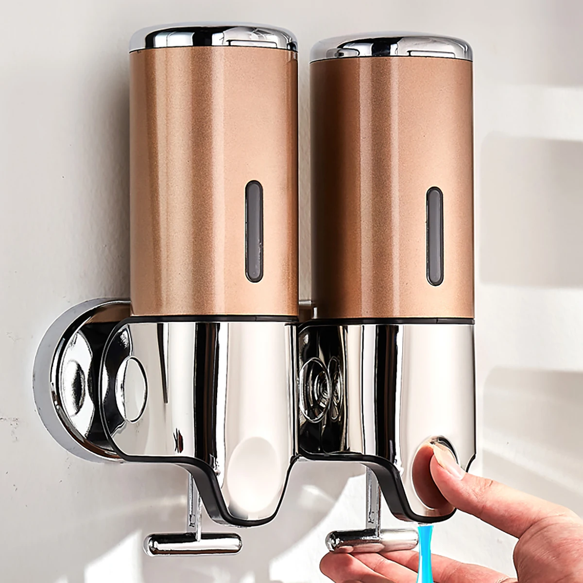 Soap Dispenser Bathroom wall mounted manual liquid soap dispenser soap dispenser shampoo hotel bathroom/toilet accessories