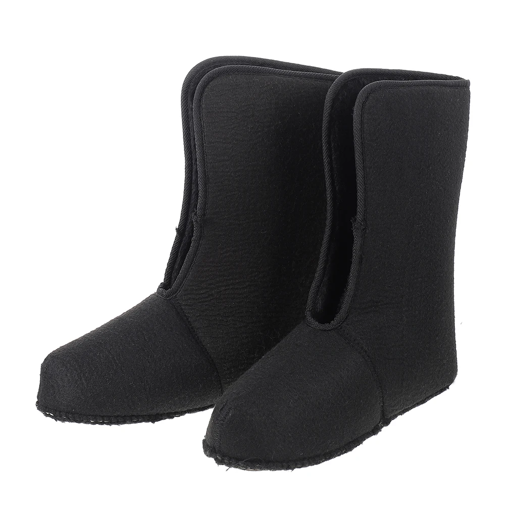 1 Pair Snow Boot Lining Insulated Shoe Liners Fleece Soft Thermal Boot Socks Outdoor Winter Inner Hiking Shoes New