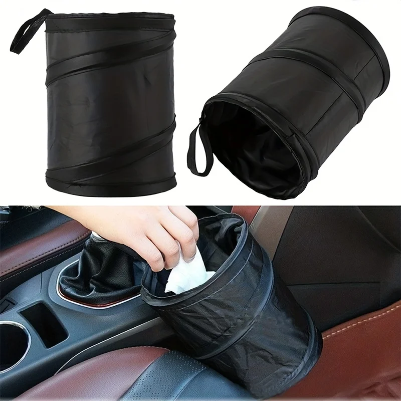 Car Trash Can Leak-Proof Waterproof Collapsible Pop Up Trash Bag Portable Garbage Bin Waste Basket Bin Rubbish car trash can car trash bag