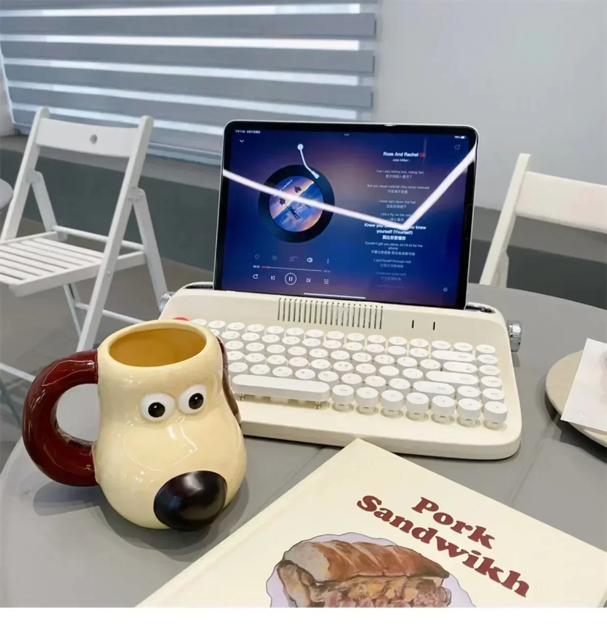 Description Picture 3 of itemWallace&gromit Ceramic Mug Breakfast Milk Oats Cute Cartoon Large Capacity Coffee Cup Creative Gifts for Boys and Girls