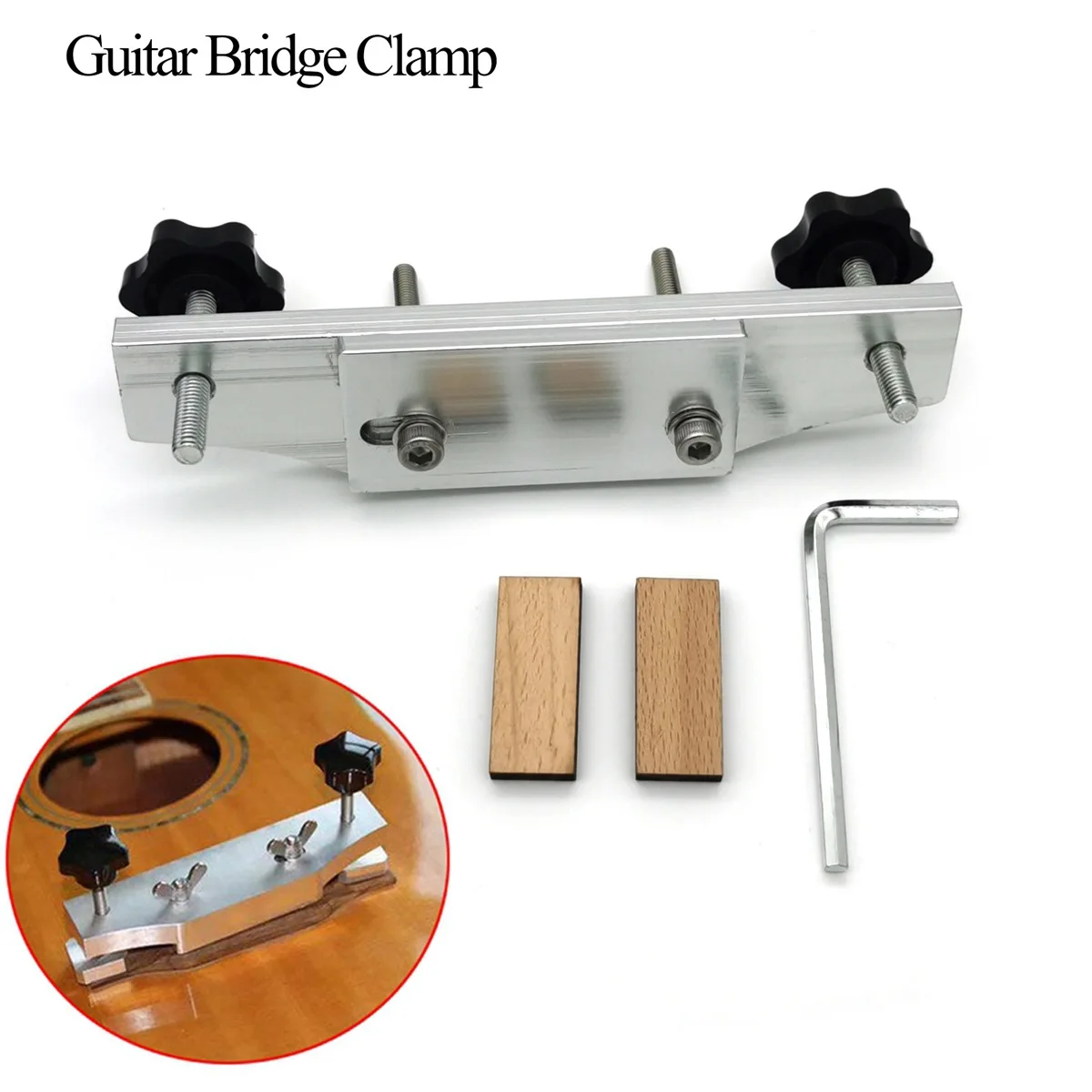 

For Wooden Guitar Qin Code Bonding and Maintenance Fixture Qin Bridge Ungluing Ungluing Ungluing Zither Maker Tools