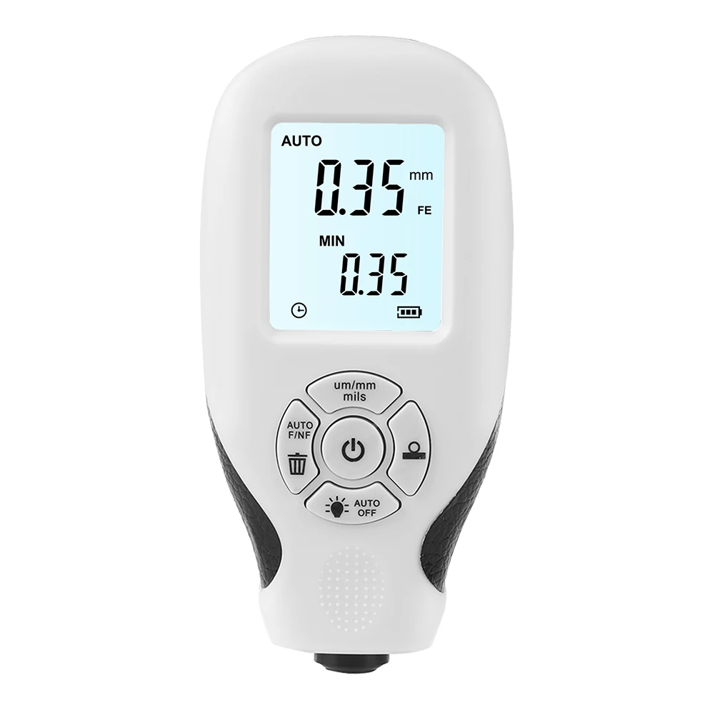 

UYANGG Electroplate Metal Coating Thickness Tester HW-300 Digital 0-2000um Fe and NFe probe Car Paint Coating Thickness Gauge