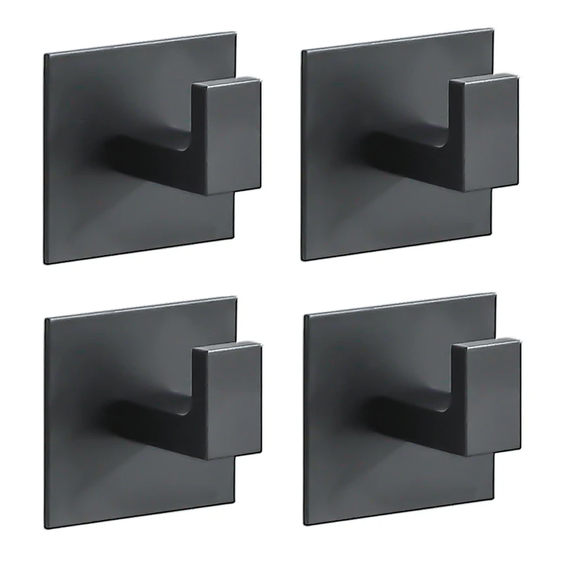 1 4Pcs Strong Adhesive Wall Hook Sticker Hanging Coat Rack Clothes 1-4pcs-strong-adhesive-wall-hook-sticker-hanging-coat-rack-clothes