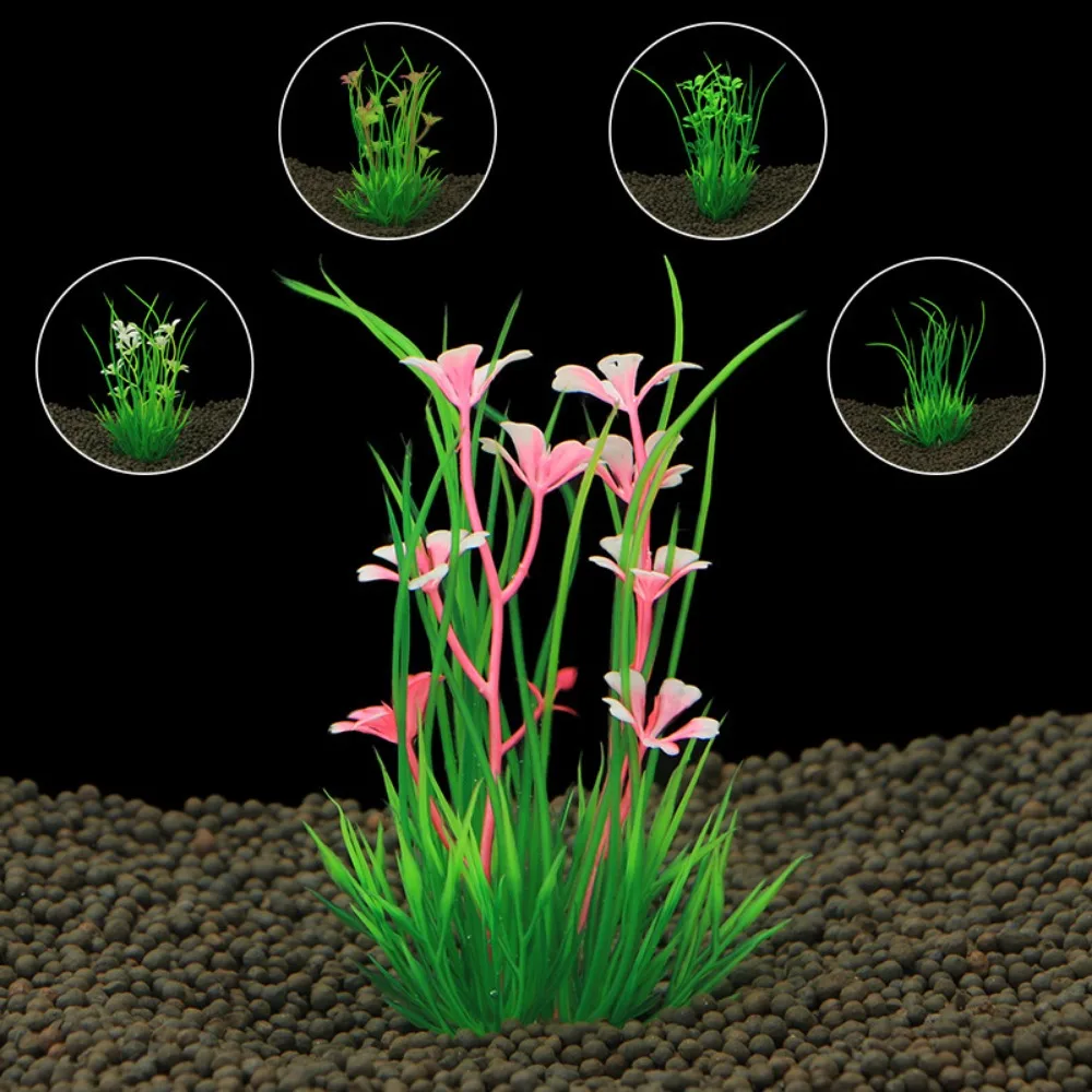 Title 6, Artificial Aquarium Plants Aquatic Green Plant ...