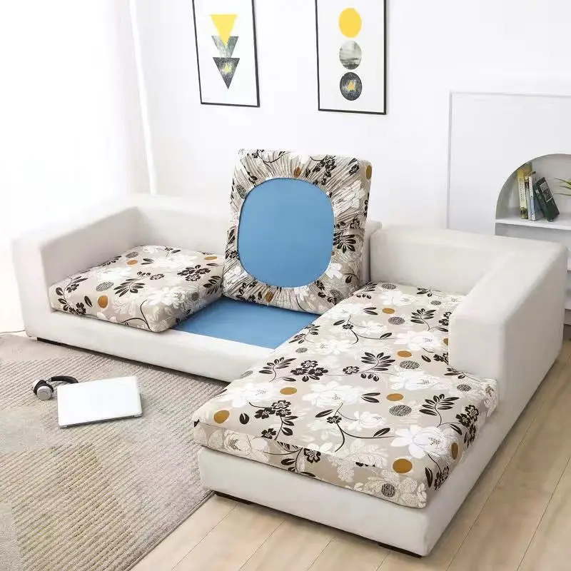 Elastic Sofa Seat Cushion Covers for Living Room Sofa Slipcovers Sectional Corner L-shape Chair Protector Couch Cover 1234 Seat 3