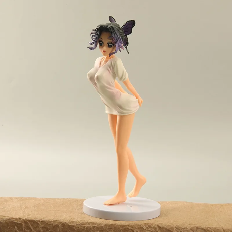 

25CM Demon Slayer Anime Figurine Kimetsu No Yaiba Kochou Shinobu Action Figure Collectible Ornaments Model Doll Toys For Gifts