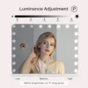 Redlife Hollywood Vanity Mirror with Lights, 20 LED Bulbs Make up Mirror w/ 10X Magnification and USB Charge Port, 360° Rotation 4