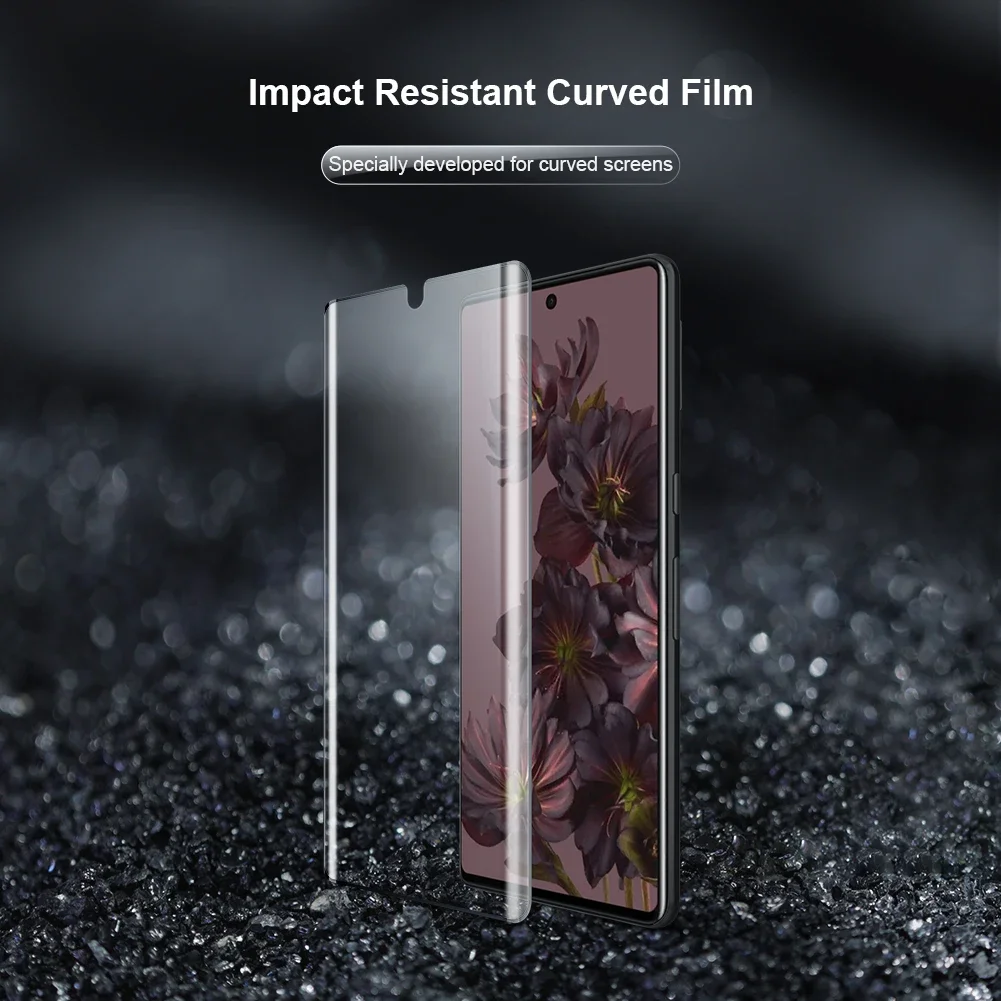 NILLKIN 2PCS For Google Pixel 7 Pro Film Impact Resistant Curved Screen Protector For Google Pixel 7 Pro Soft Film With tools