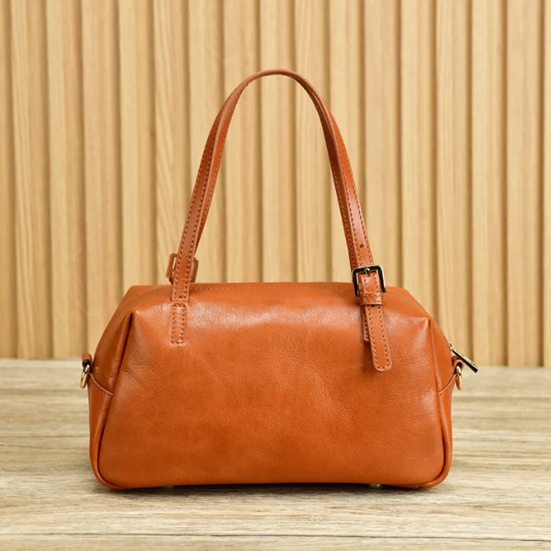 

2023 Новая повседневная сумка из воловьей кожи в европейском и американском стиле ретро модная сумка через плечо на одно плечо