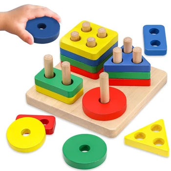 Educational Wooden Puzzle and Learning Games 1