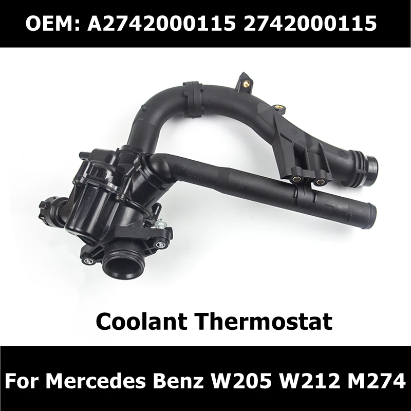 

2742000115 Automotive Coolant Electronic Thermostat Assembly A2742000115 For Mercedes Benz W205 W212 M274 C180 C300 E250 E300