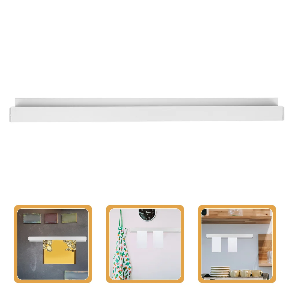 Takeaway Order Folder Slide Ticket Holder Aluminum Alloy Receipt Kitchen Labels Check Rack Bill Slideshow