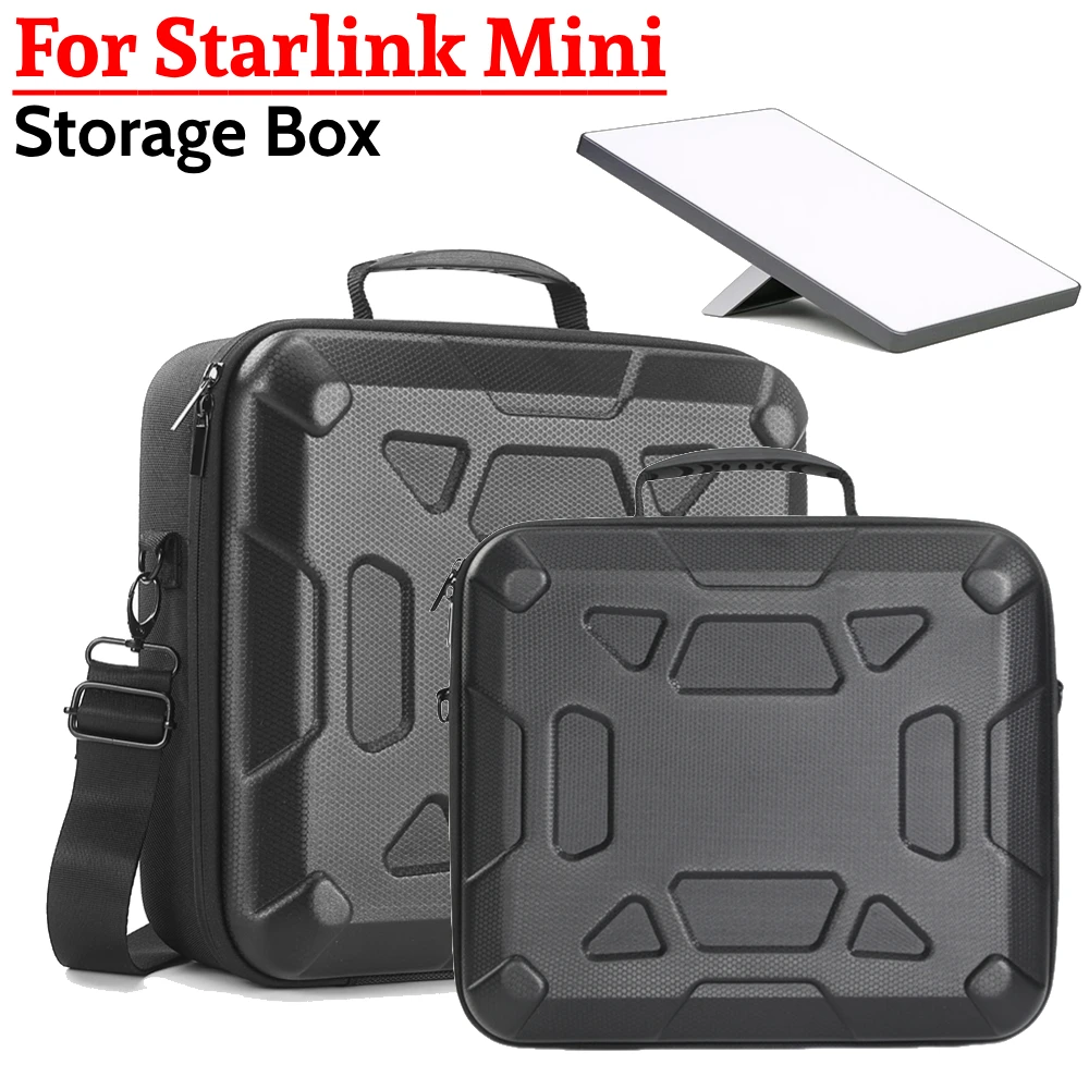 For Starlink Mini Shoulder Bag Wear Resist Anti-Scratch Storage Box Protective Storage Bag Power Cord Storage Handbag