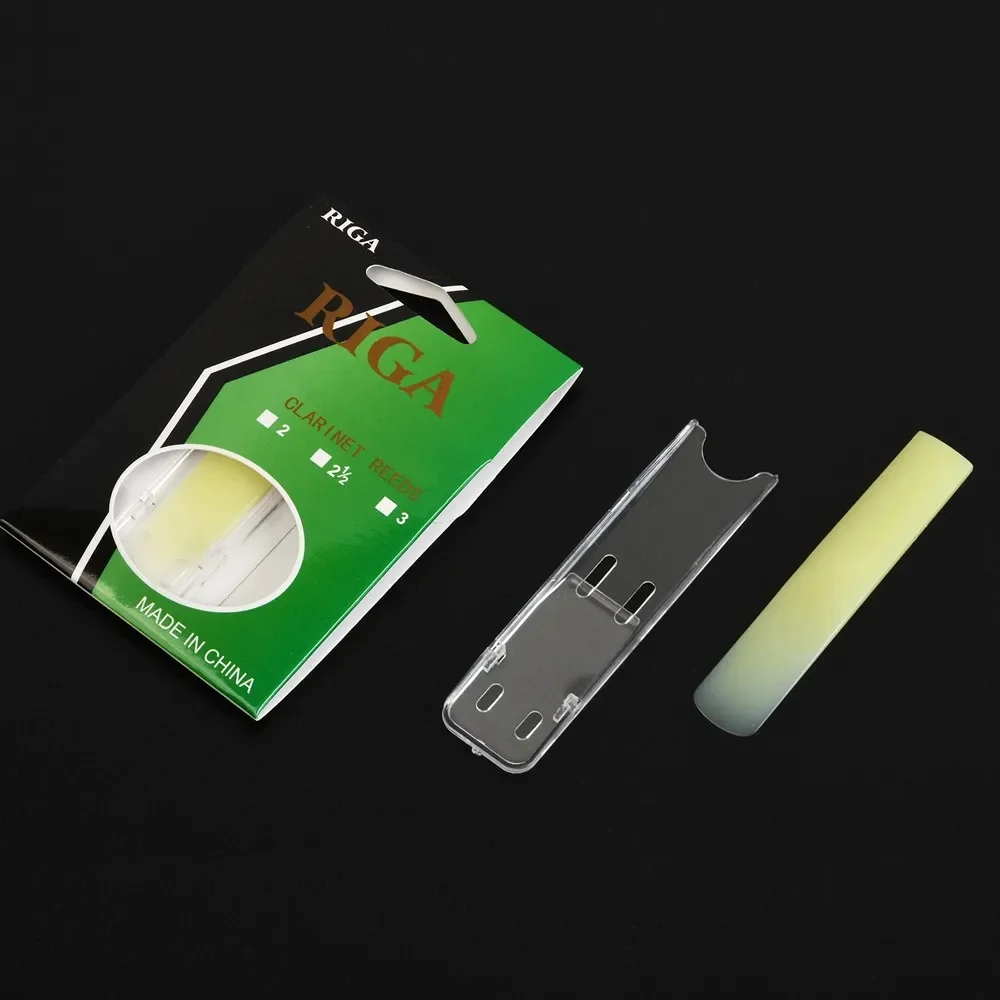 Yellow Resin Reeds 1.5/2.0/2.5 Resin Synthesis Clarinet LxW 67mm X 11.5mm / 2.64inch X 0.45inch Reeds Newest Protable