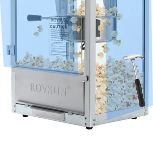 Description Picture 6 of itemPopcorn Machine with 8 Ounce Kettle Makes Up to 32 Cups, Commercial Popcorn Machine Countertop Popcorn Maker w/Stainless Steel S
