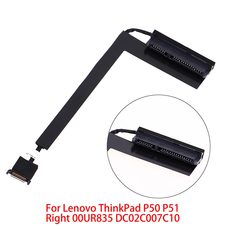 

1 шт., кабель для жесткого диска Lenovo ThinkPad P50 P51, адаптер для ноутбука SATA, правый провод: 00UR835 DC02C007C10, кабель для жесткого диска