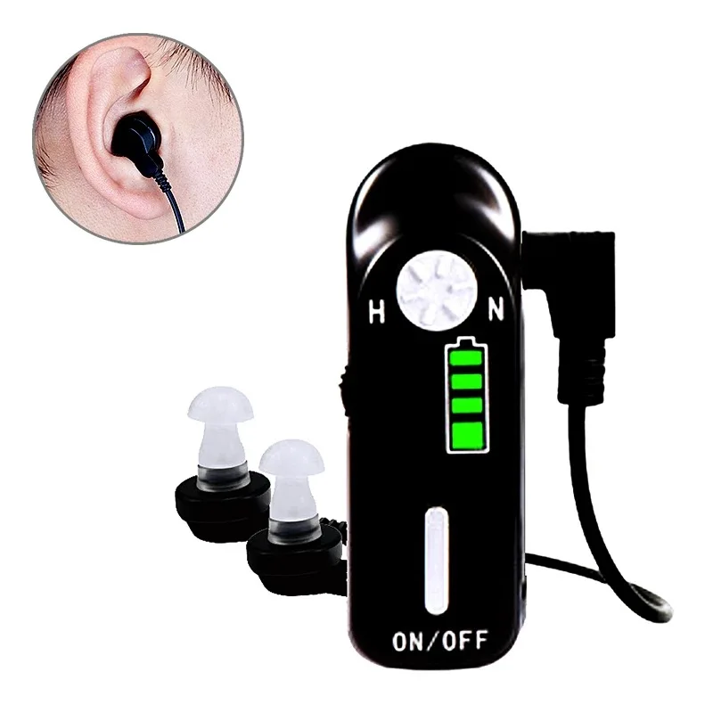 

In-Earphone Hearing Aid Headset Sound Amplifier Care Health Earphones for People Hearing Impairmen