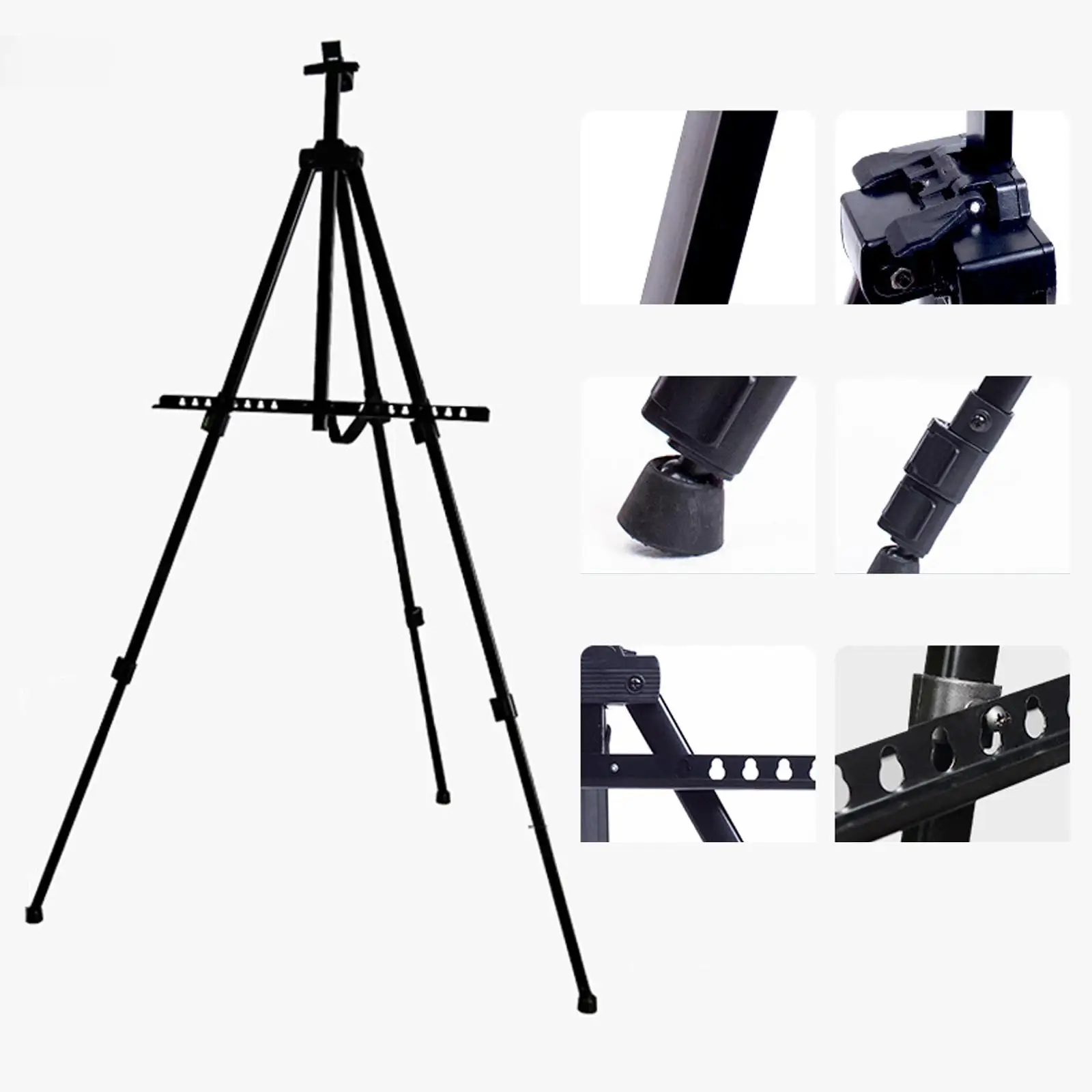 Tripod Display Easel Adjustable Height Party Lightweight Artist Easel