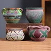 Mediterranean Succulent Flower Pots Home Made Red Pottery Ceramic Retro Hand Painted Pots 1