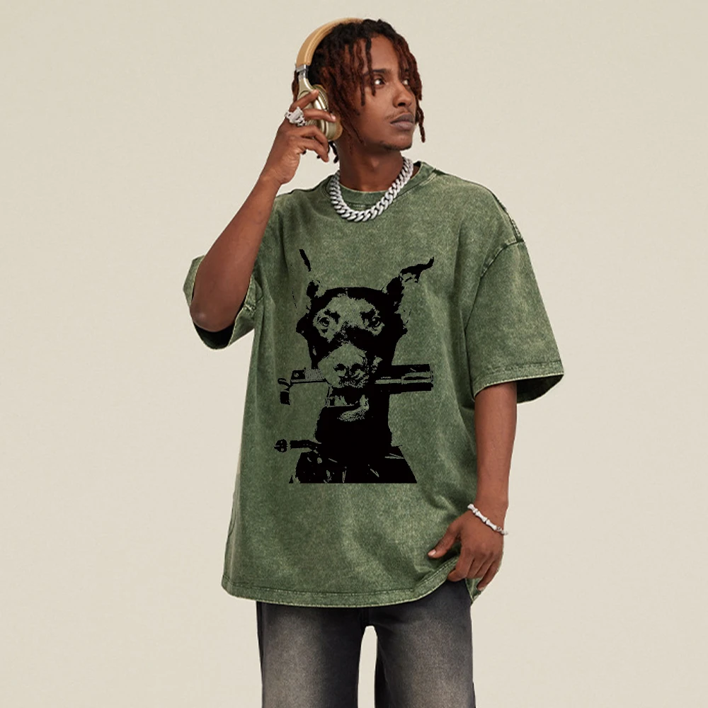 Men Grunge Outfit Aesthetic Hombre Summer Goth T Shirt For Men