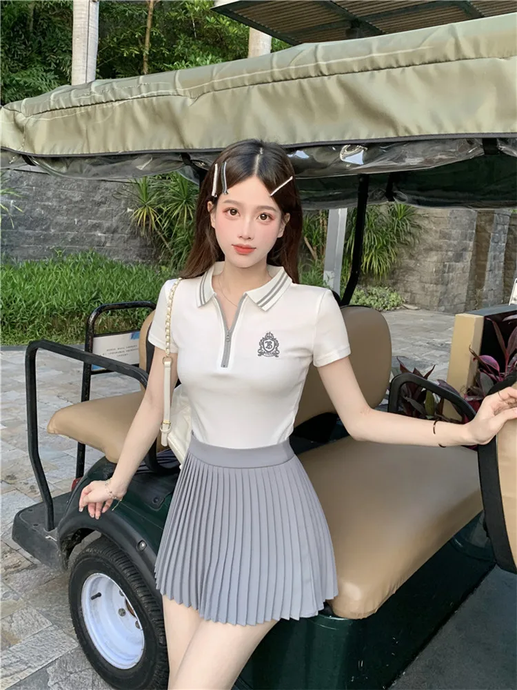 テニスウェアセットアップ（Tシャツ・スカート・バイザー） 女性用テニスウェア,半袖ドレスセット,白いTシャツトップ