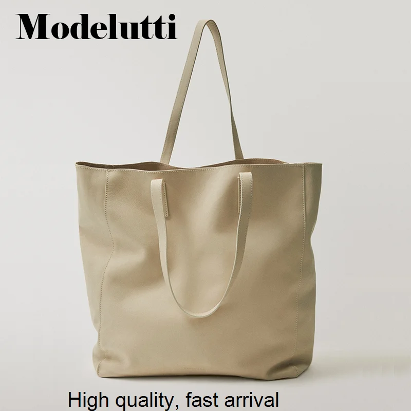 

Сумка-тоут на одно плечо из натуральной кожи, 2023