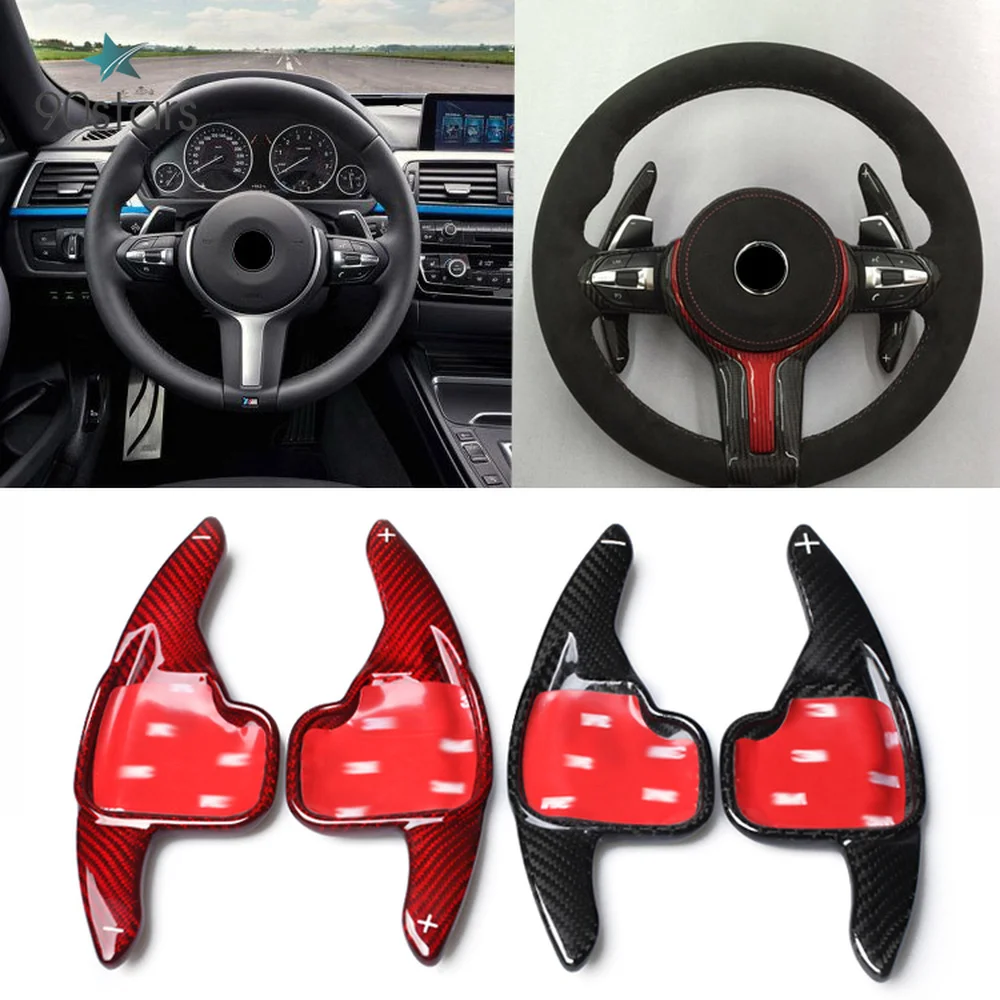 Carbon Fiber Steering Wheel Shift Paddle Shifters For Bmw F30 F10 Gt 3 Series 5 Series F18 X1 M2