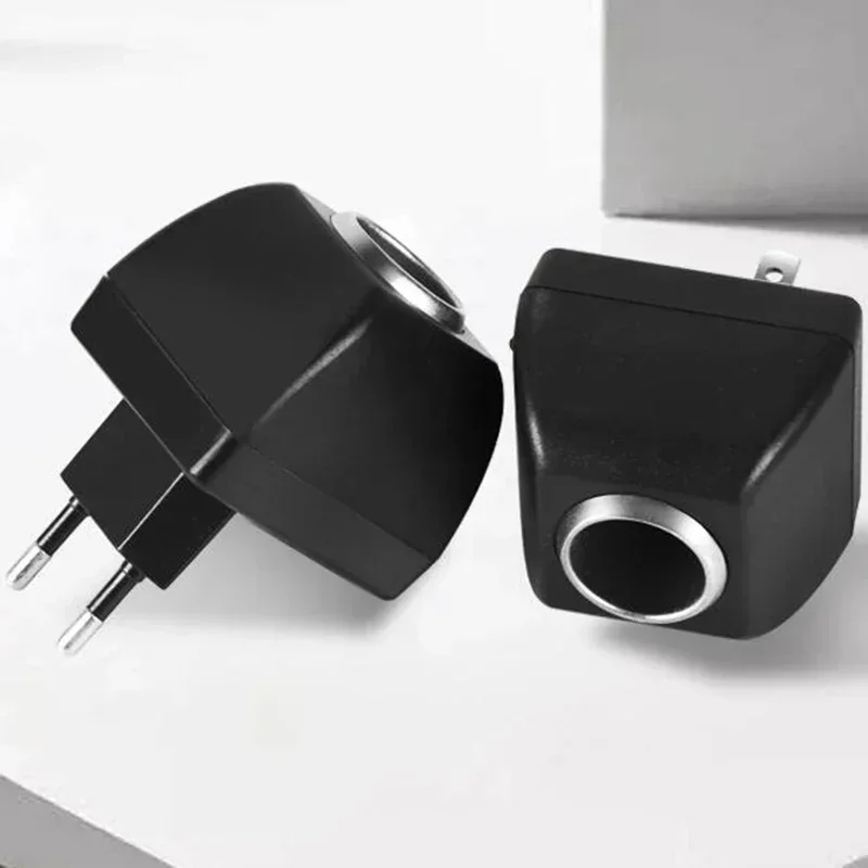 AC Adapter with Car Socket Auto Charger EU Plug 220V AC To 12V DC for Car Electronic Devices Auto Accessories Home Use - 5