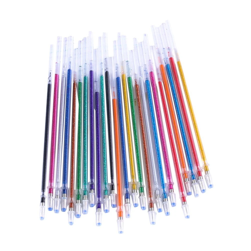 

100 Pcs Ink Color Refills Creative Pen for Pens Signature Stationery Gel Refillable