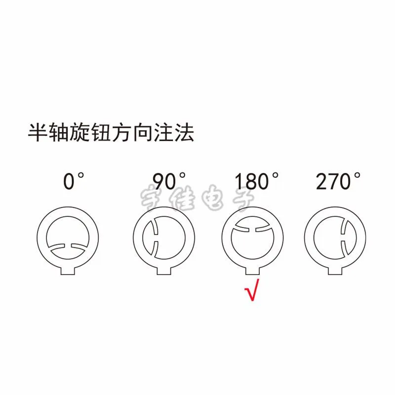 10PCS Plastic Knob Cap Diameter 11mm Height 13.5mm