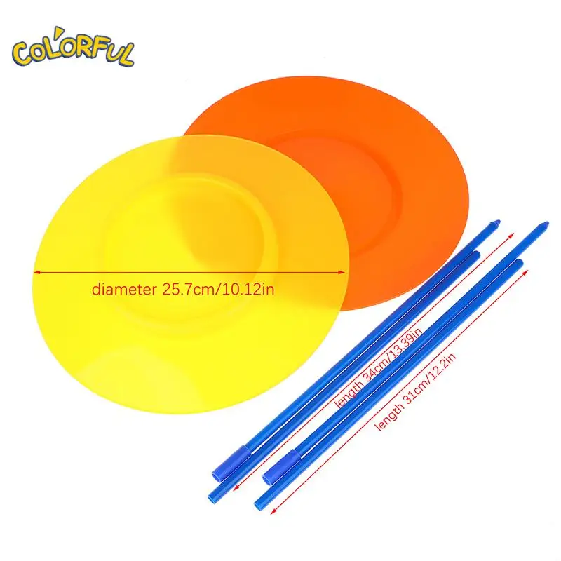 

6Pcs Acrobatic Turntable Toys Flying Disc Juggling Spinning Plates Boomerang Balance Skills Outdoor Games For Kids Adults